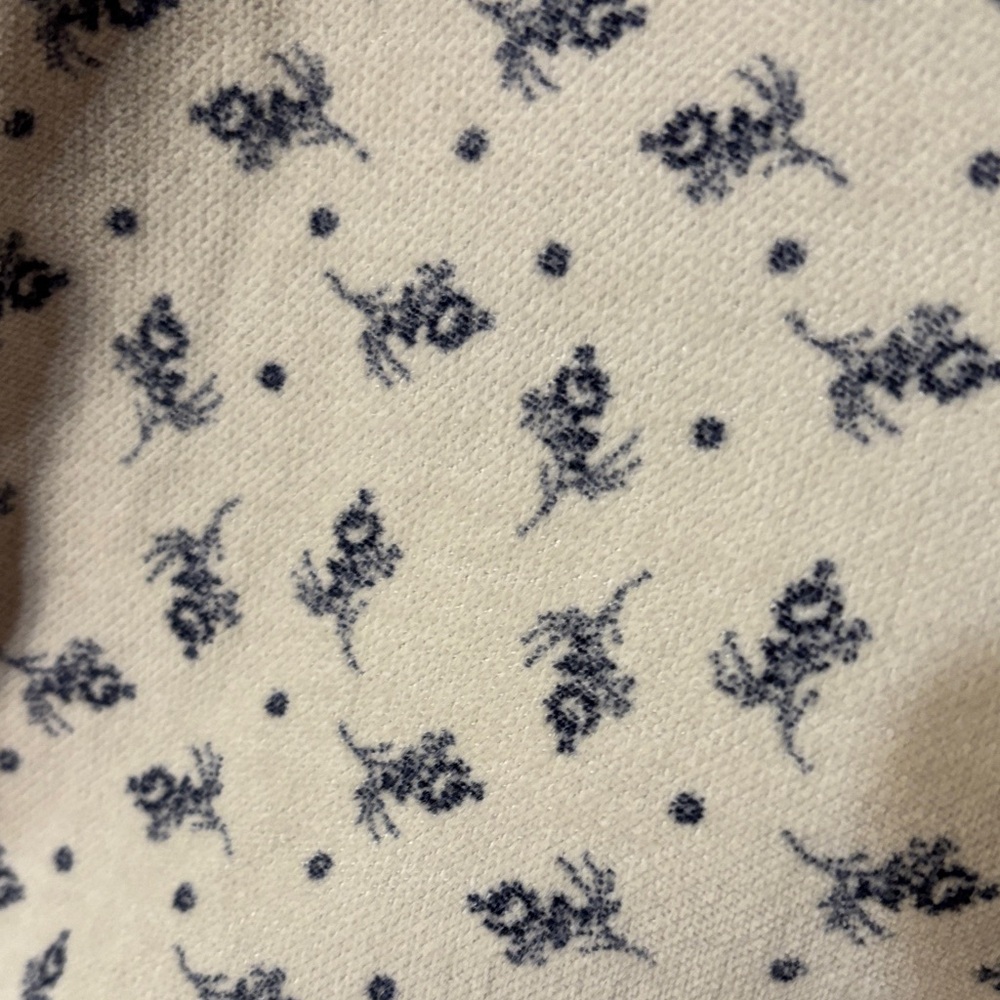 BDG Floral Velveteen Flare Pants Size 28 - Picture 5 of 7